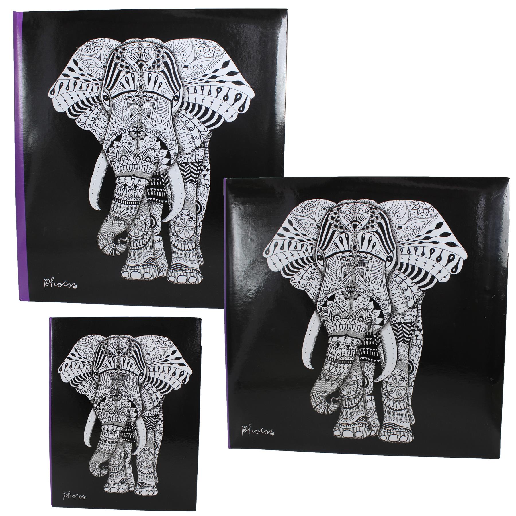 1800x1800 Photo Album - Elephant Design Drawing
