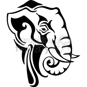 300x300 Elephant Logo Design Clipart Royalty Free Clipart - Elephant Design Drawing