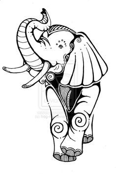 236x359 Henna Elephant Designs Drawings - Elephant Design Drawing
