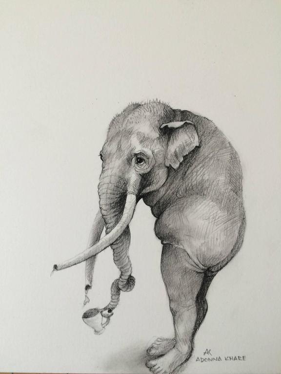 576x768 Adonna Khare - Elephant Drawing