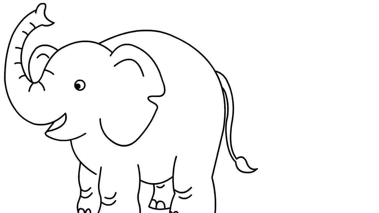 How To Draw An Elephant For Kids Elephant Drawing Ele - vrogue.co