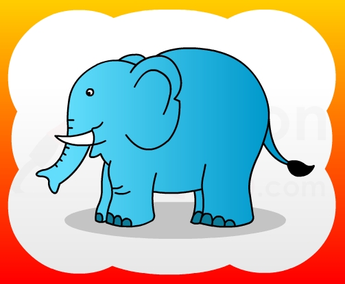 503x415 How To Draw Cute Elephant For Kids - Elephant Drawing For Kids