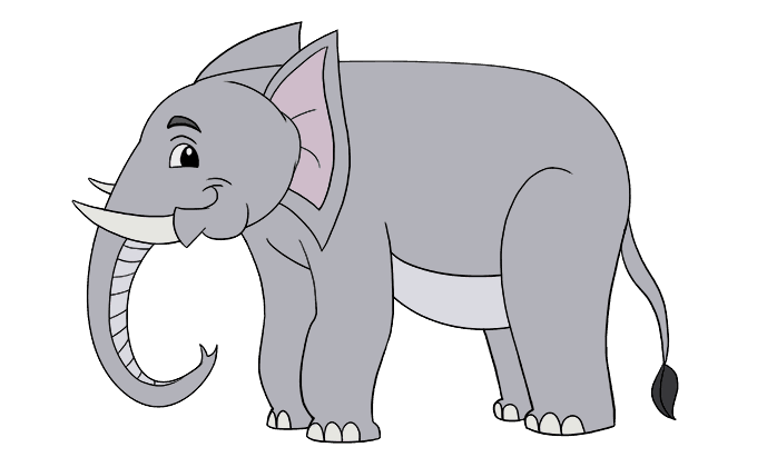 680x420 How To Draw An Elephant Easy Drawing Guides - Elephant Drawing Images