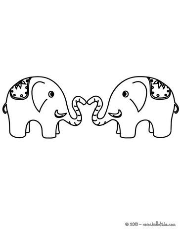 364x470 Elephant Coloring Pages, Drawing For Kids, Reading Learning - Elephant Drawing Pages
