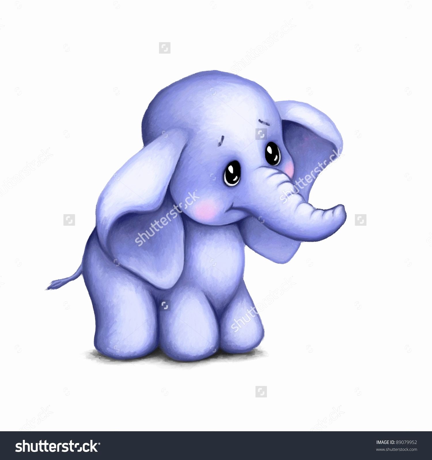 грустный слоник картинки