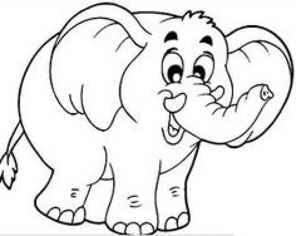 1024x816 Elephant Drawing Pages At Getdrawings Free For Personal Use - Elephant Drawing Pages