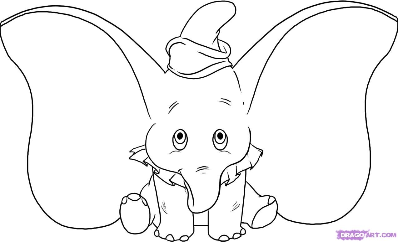 1274x773 Elephant To Print Free Coloring Pages On Art Coloring Pages - Elephant Drawing Pages
