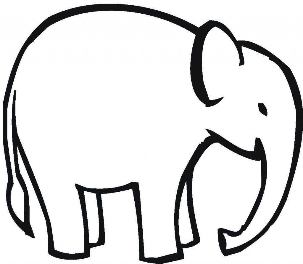 1024x891 Elephant Drawing Free Download - Elephant Drawing Step By Step