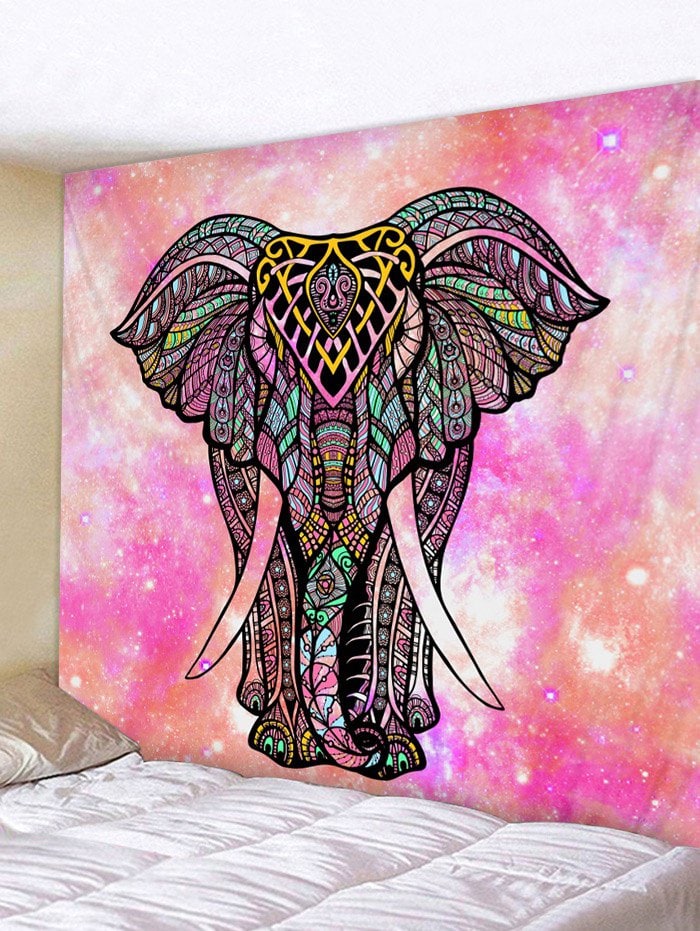 700x931 Tribal Elephant Pattern Wall Tapestry Hanging Decor - Elephant Drawing Tribal