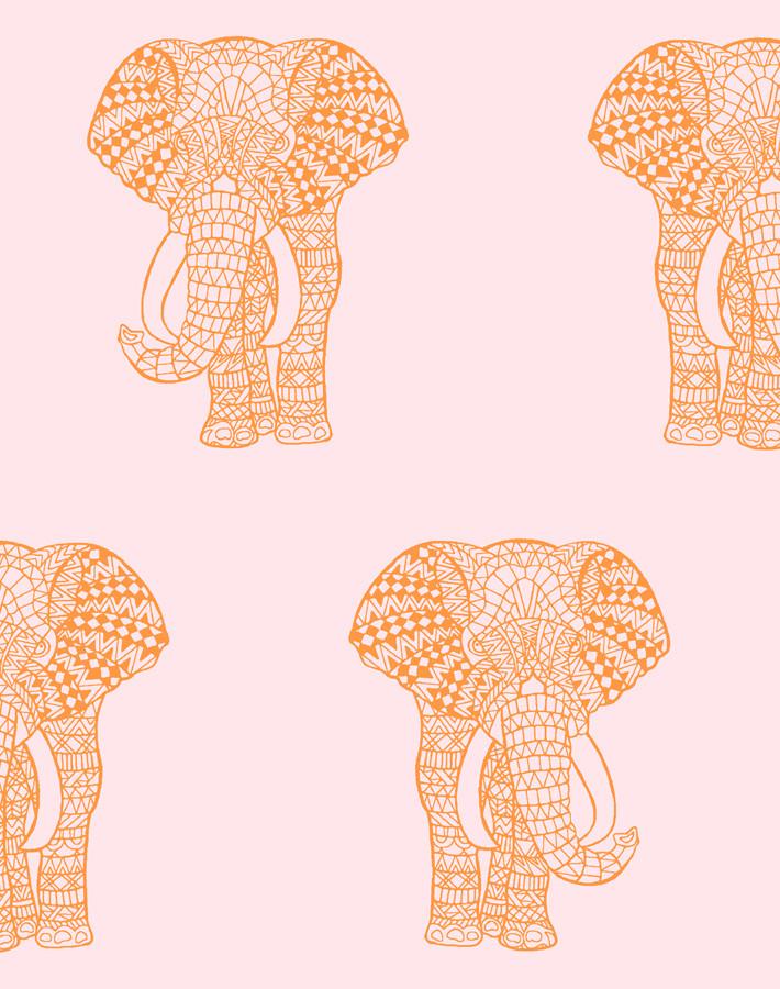 710x900 raja the elephant removable wallpaper - Elephant Drawing Wallpaper