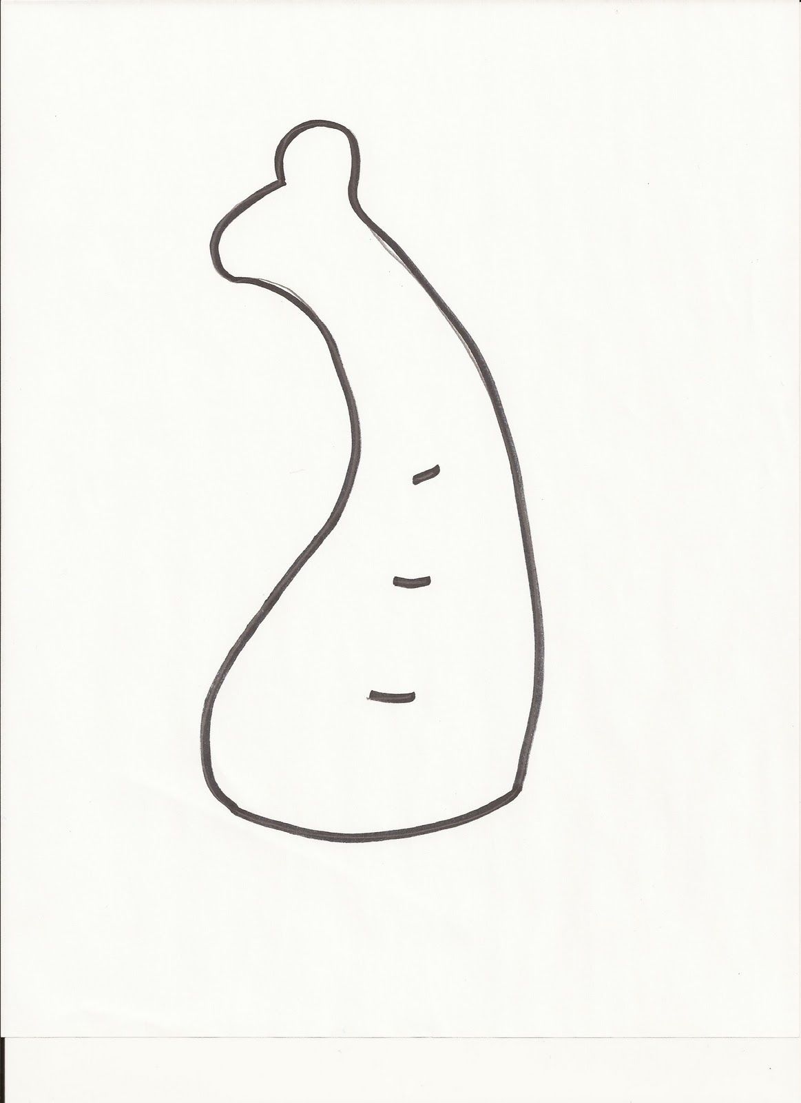 1163x1600 Elephant Ears And Trunk Template Art And Craft Elephant Crafts - Elephant Ears Drawing