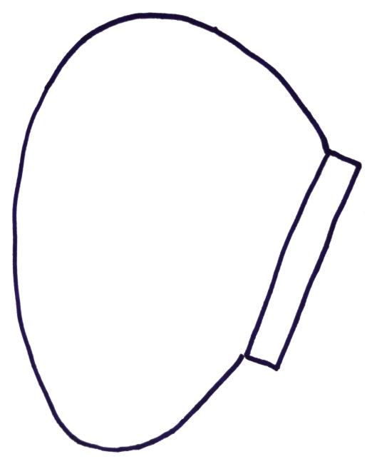 522x657 Elephant Ears With A Headband - Elephant Ears Drawing