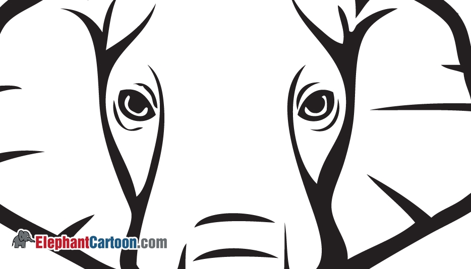 934x534 Elephant Eyes Cartoon - Elephant Eye Drawing