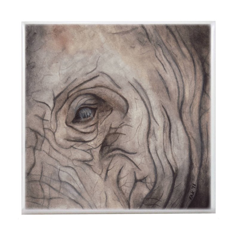 794x794 Trivet Elephant Eye Etsy - Elephant Eye Drawing