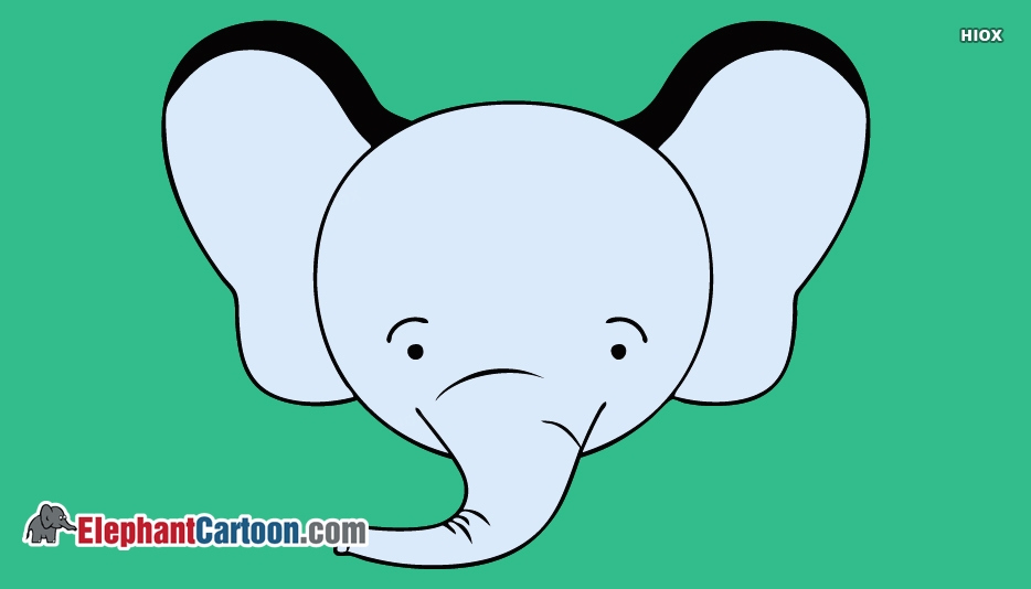 934x534 Elephant Face Drawing - Elephant Face Drawing