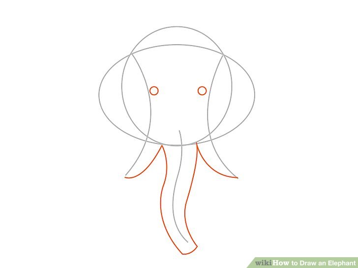 728x546 Ways To Draw An Elephant - Elephant Face Drawing