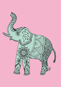 212x300 Indian Elephant Drawings Fine Art America - Elephant Indian Drawing