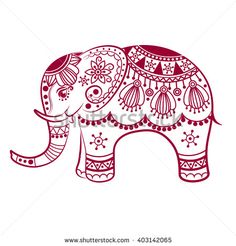 236x246 best painted indian elephant images elephant love, painted - Elephant Indian Drawing