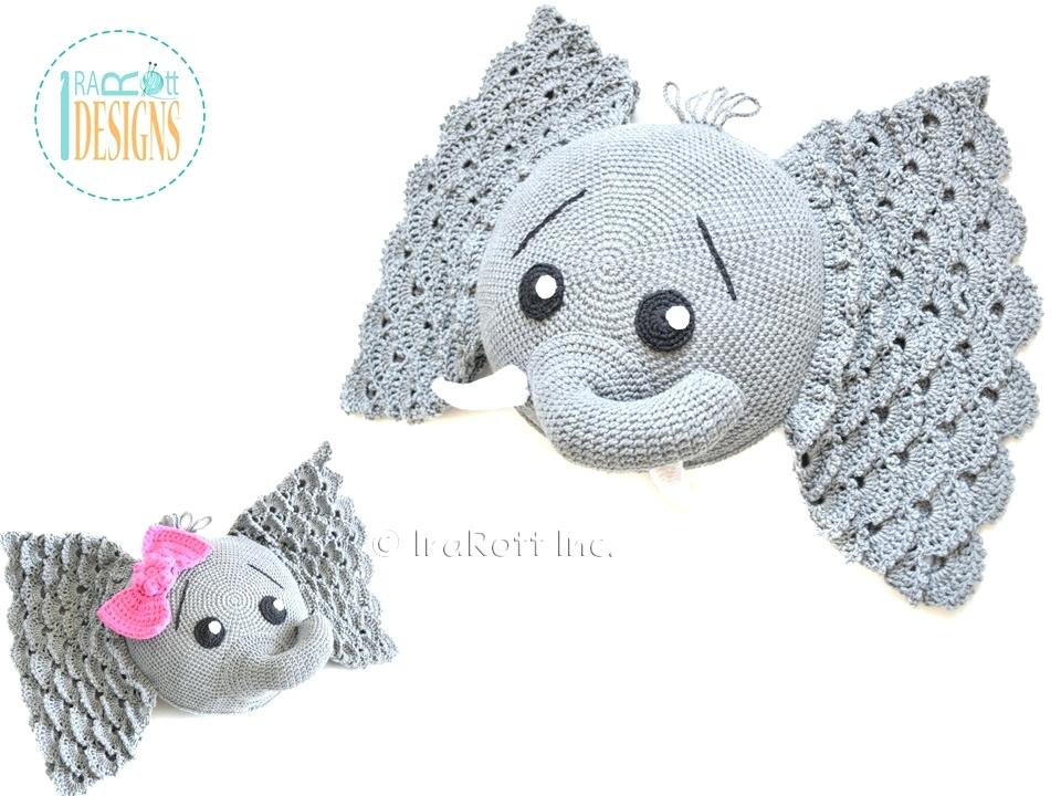 960x720 Elephant Patterns Crochet Pattern For Making An Adorable Pillow - Elephant Pattern Drawing