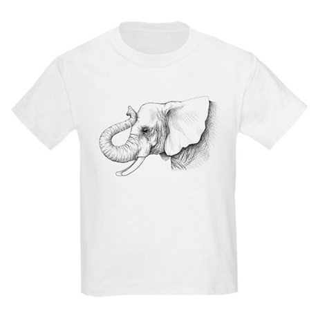 460x460 Elephant Kids T Shirts - Elephant Profile Drawing