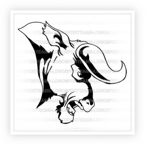 473x473 Elephant Side View Drawing - Elephant Side View Drawing