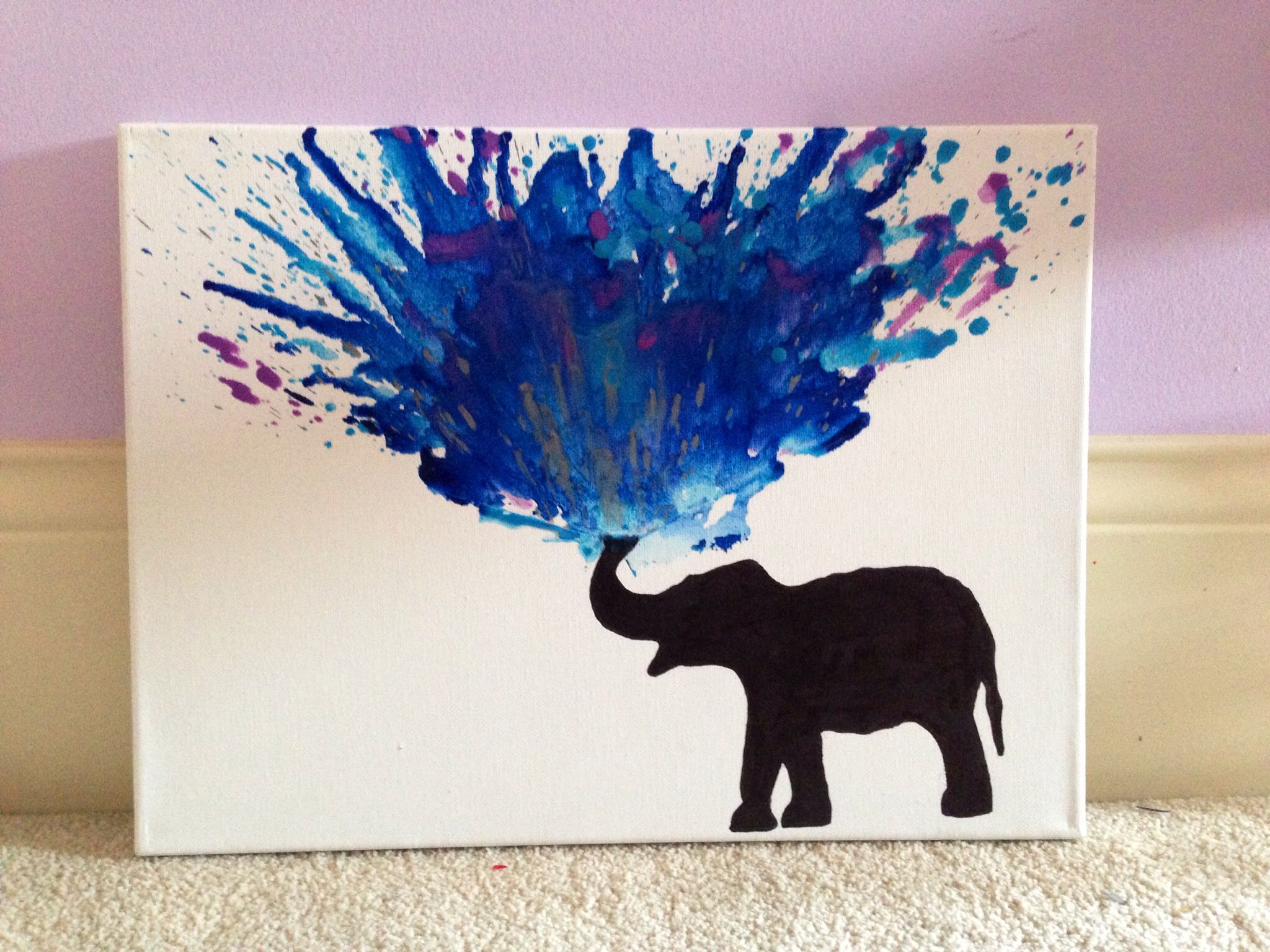 2048x1536 Elephant Spraying Water! Stuff I Made Elephant, Art, Painting - Elephant Spraying Water Drawing