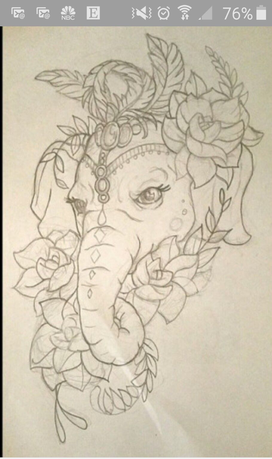 910x1533 Elephant Face - Elephant Tattoo Drawing