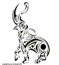 236x259 Best Elephant Tribal Tattoo Stencils Images Elephant Tattoo - Elephant Tribal Drawing