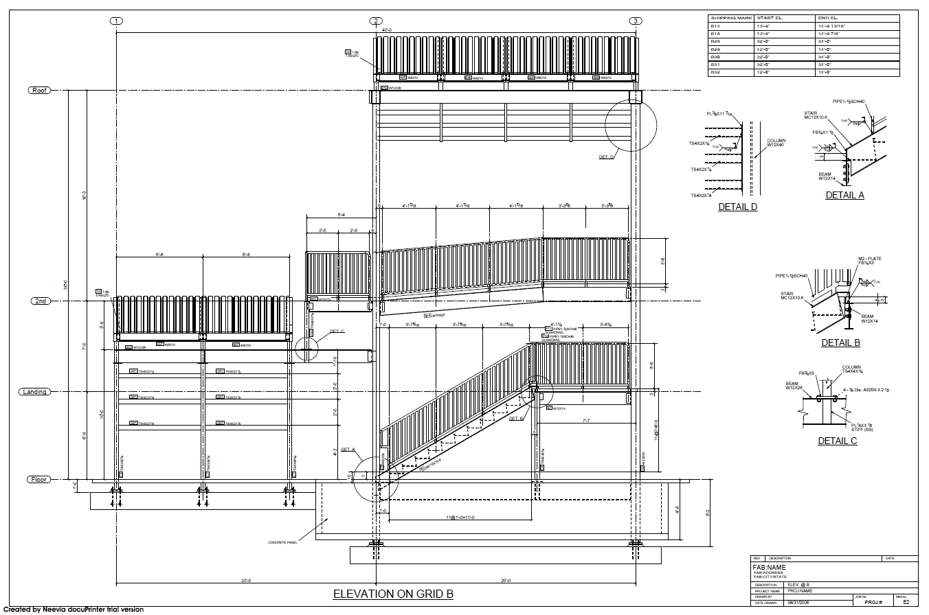 1352x896 Example Erection Elevation Drawing Tekla User Assistance - Elevation Drawing