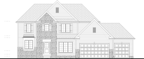 600x249 how to read house plans elevations - Elevation Drawing Of House