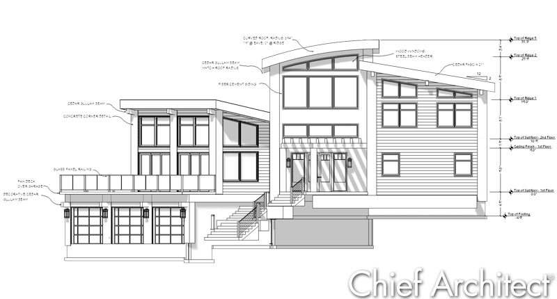 Elevation Drawing Of House at PaintingValley.com | Explore collection