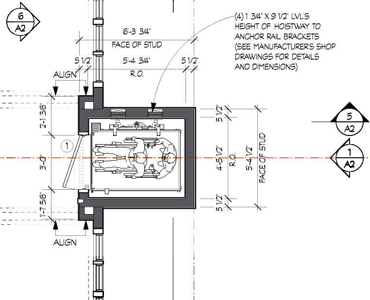 Floor Plan With Elevator