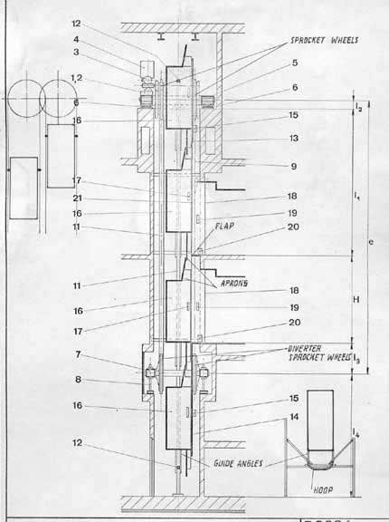 430x576 afbeeldingsresultaat voor paternoster elevator drawing sig - Elevator Plan Drawing