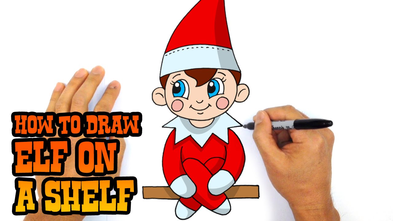 1280x720 How To Draw Elf On A Shelf Drawing Lesson - Elf Drawing