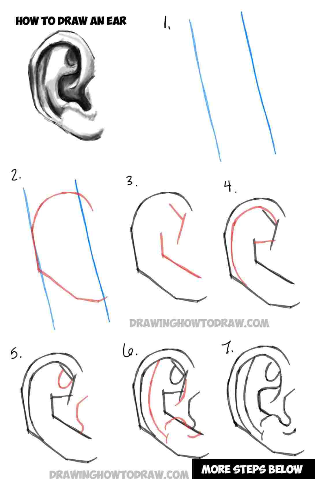 Elf Ears Drawing at PaintingValley.com | Explore collection of Elf Ears