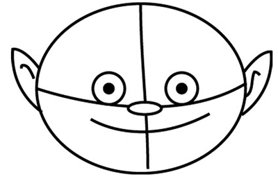 400x258 How To Draw Santa's Christmas Elf With Step - Elf Face Drawing