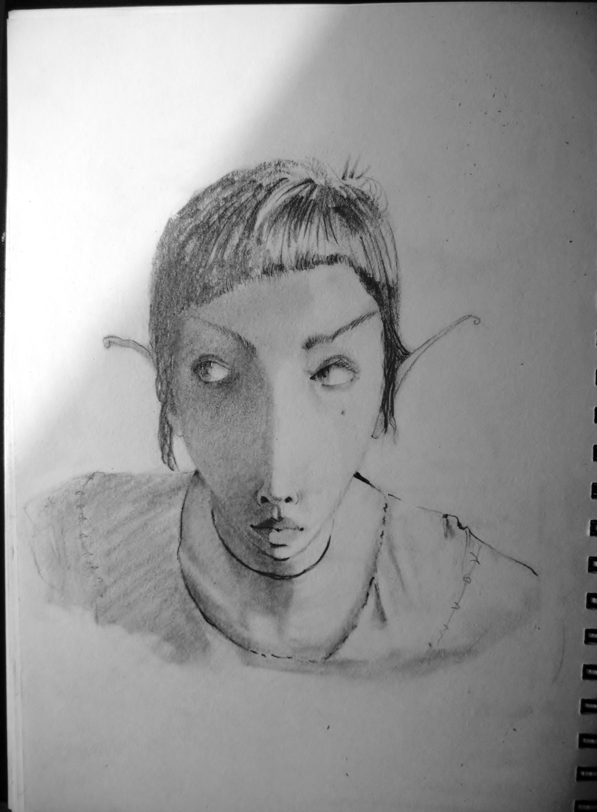 2020x2748 Sketching Elves In The Spring Ziggy Shortcrust - Elf Face Drawing