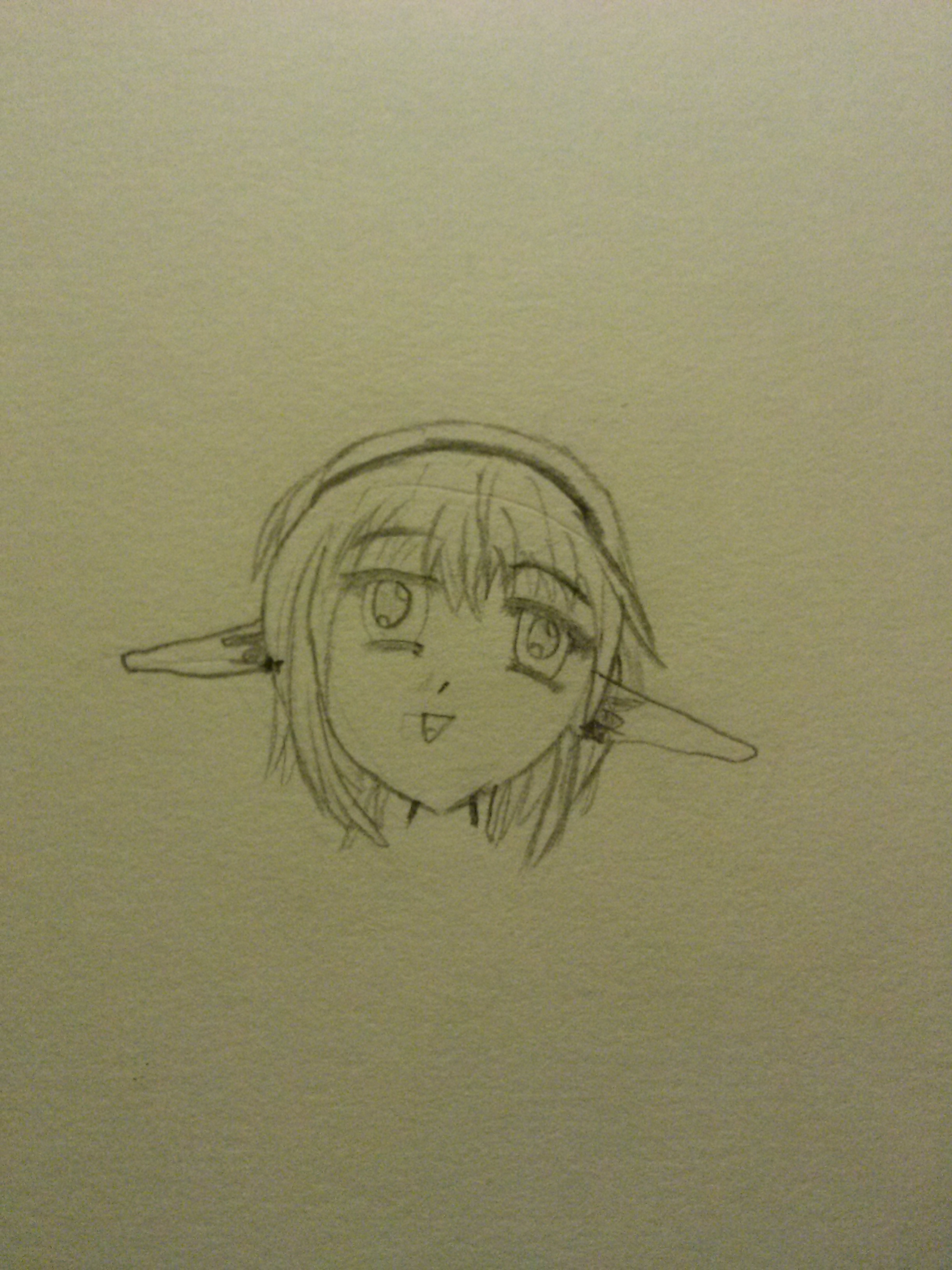 2448x3264 Elf Girl Drawing - Elf Girl Drawing