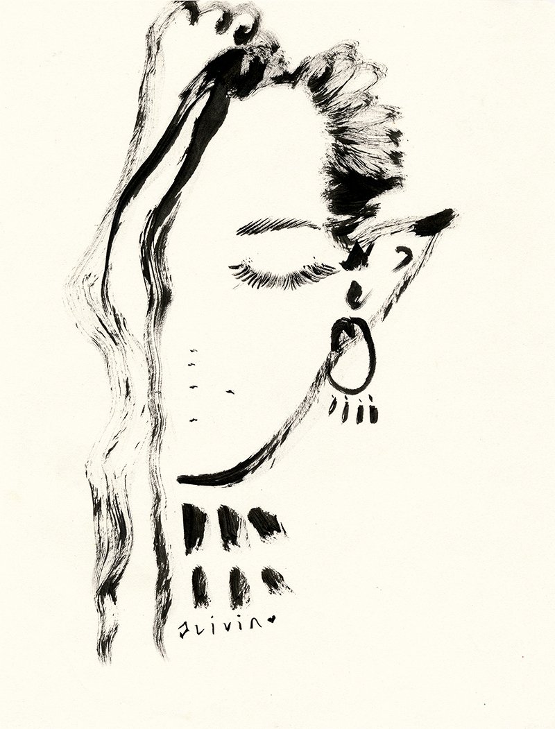 800x1051 elf girl original drawing charmaine olivia - Elf Girl Drawing