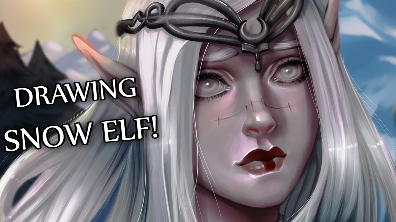 1280x720 Drawing Snow Elf Girl!! - Elf Girl Drawing