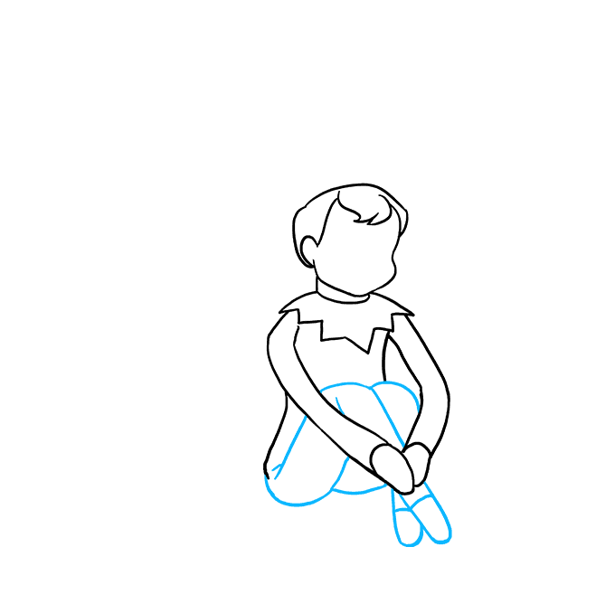 680x678 how to draw the elf on the shelf - Elf On A Shelf Drawing