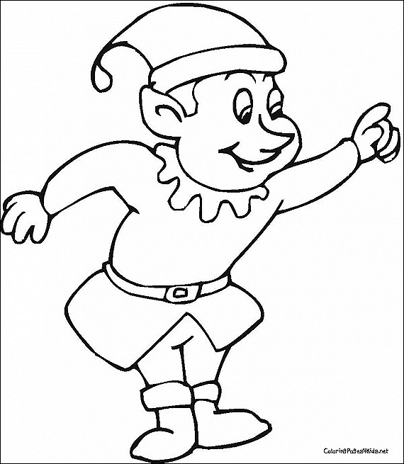 570x655 boy elf on the shelf coloring pages printable easy elf drawing - Elf On Shelf Drawing