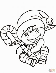 232x300 elf on a shelf coloring pages free smart lovely simple elf drawing - Elf On The Shelf Drawing
