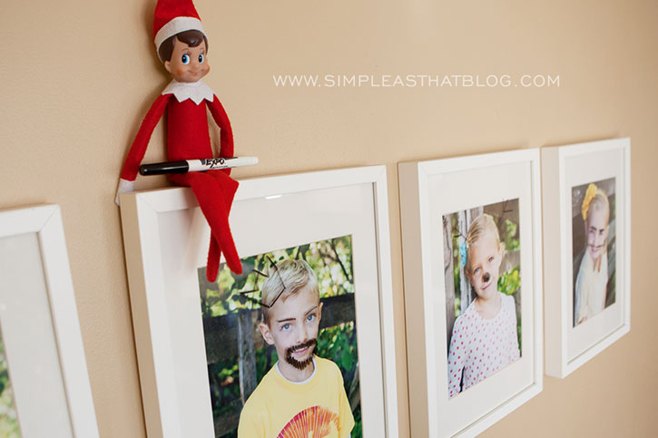 725x483 no fuss elf on the shelf ideas - Elf On The Shelf Drawing