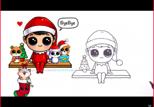 300x210 elf on the shelf drawing the elf on the shelf santa claus - Elf On The Shelf Drawing On Pictures