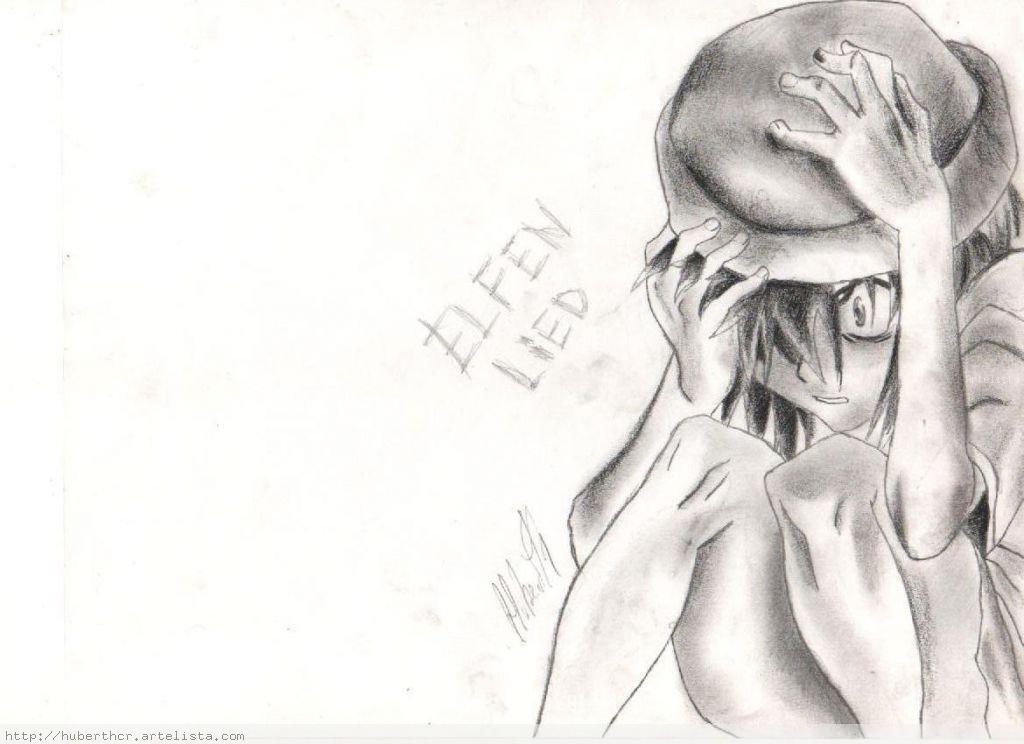 1024x744 Elfen Lied Huberth Villalobos - Elfen Lied Drawing