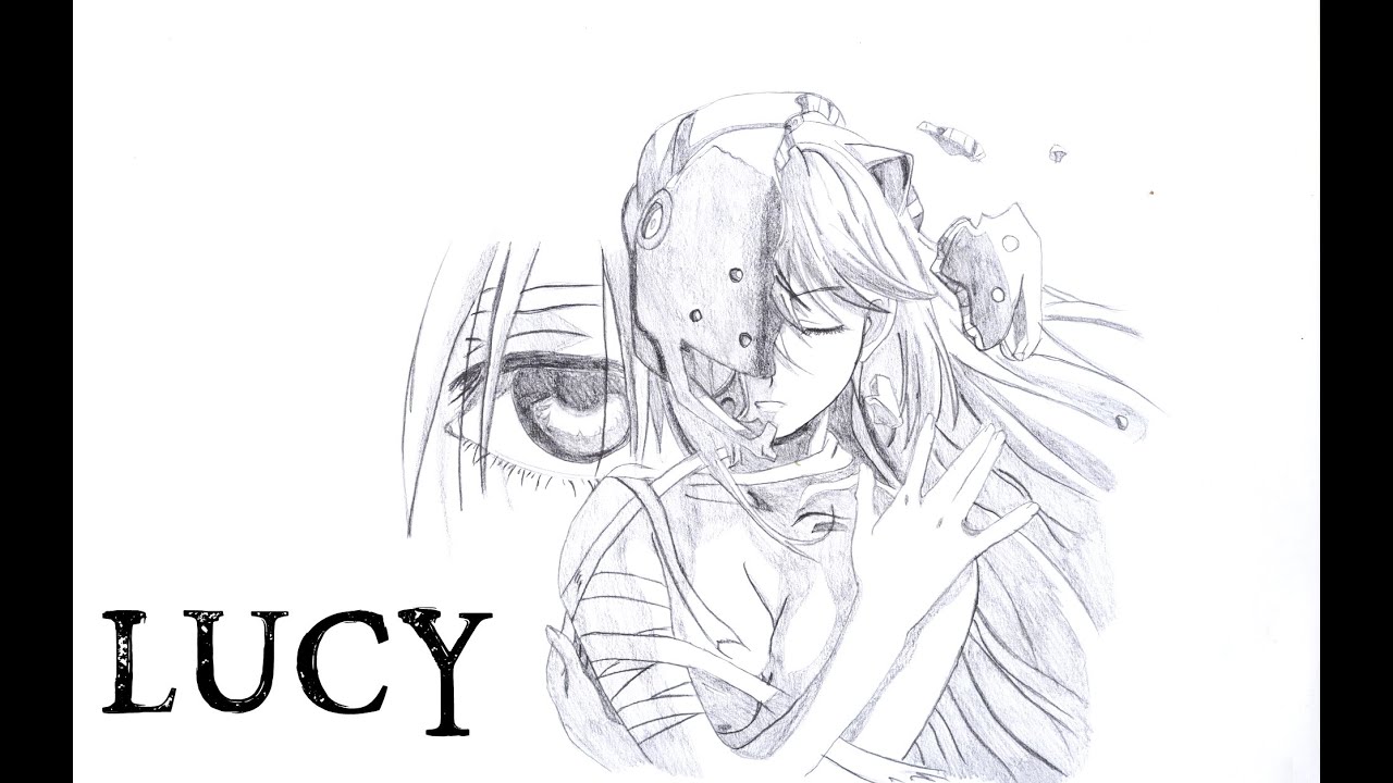 1280x720 How I Draw Lucy From Elfen Lied - Elfen Lied Drawing