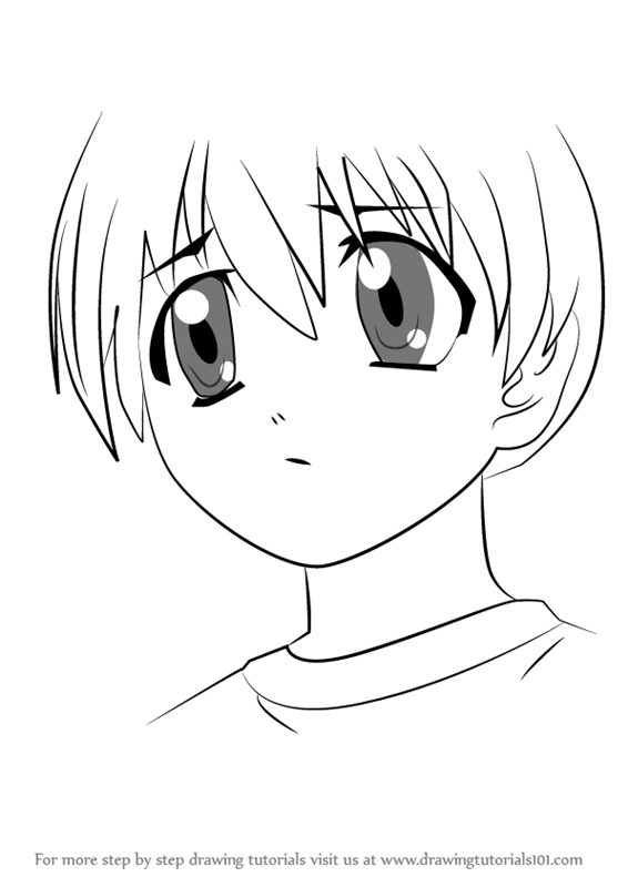 566x800 Learn How To Draw Kouta From Elfen Lied - Elfen Lied Drawing