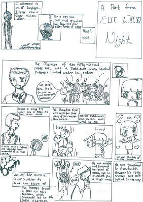 282x400 elie wiesel's night a part from elie wiesel's night drawn as - Elie Wiesel Night Drawing