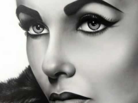 480x360 elizabeth taylor graphite pencil drawing - Elizabeth Taylor Drawing